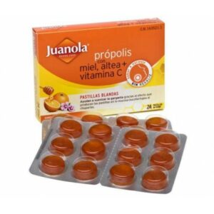 163521 - JUANOLA PASTILLAS BLANDAS PROPOLIS MIEL VIT C AL